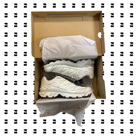 Salomon XT-6 All White 2023 Size 9.5 US M - Picture 1 of 9